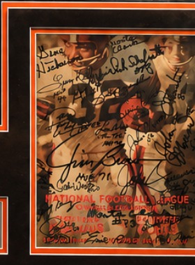Team-Signed NFL Photograph