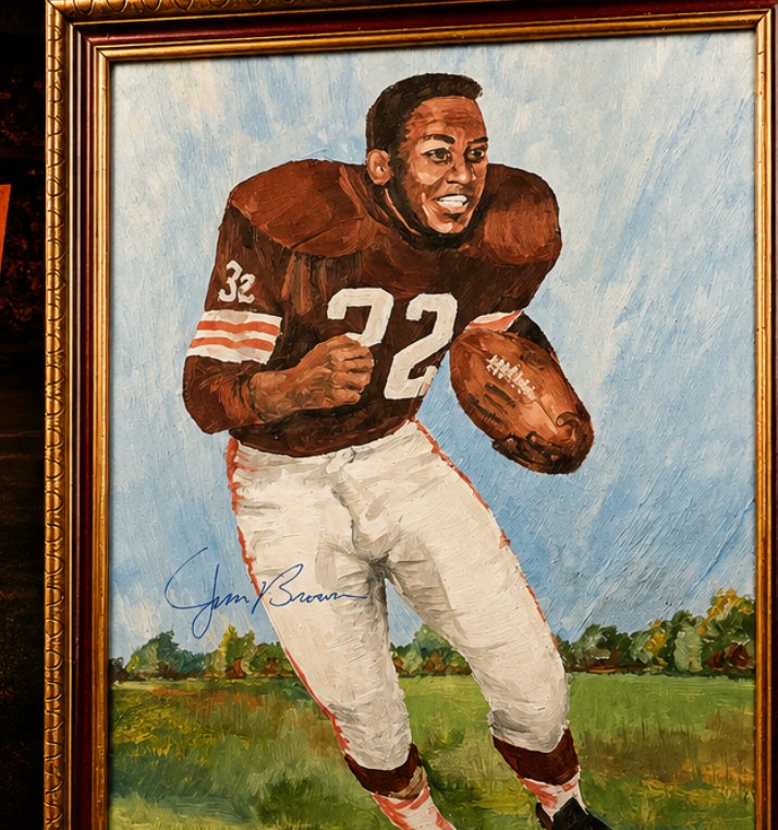 Signed Jim Brown Original Painting