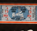 Vintage Cleveland Browns Ticket Stub