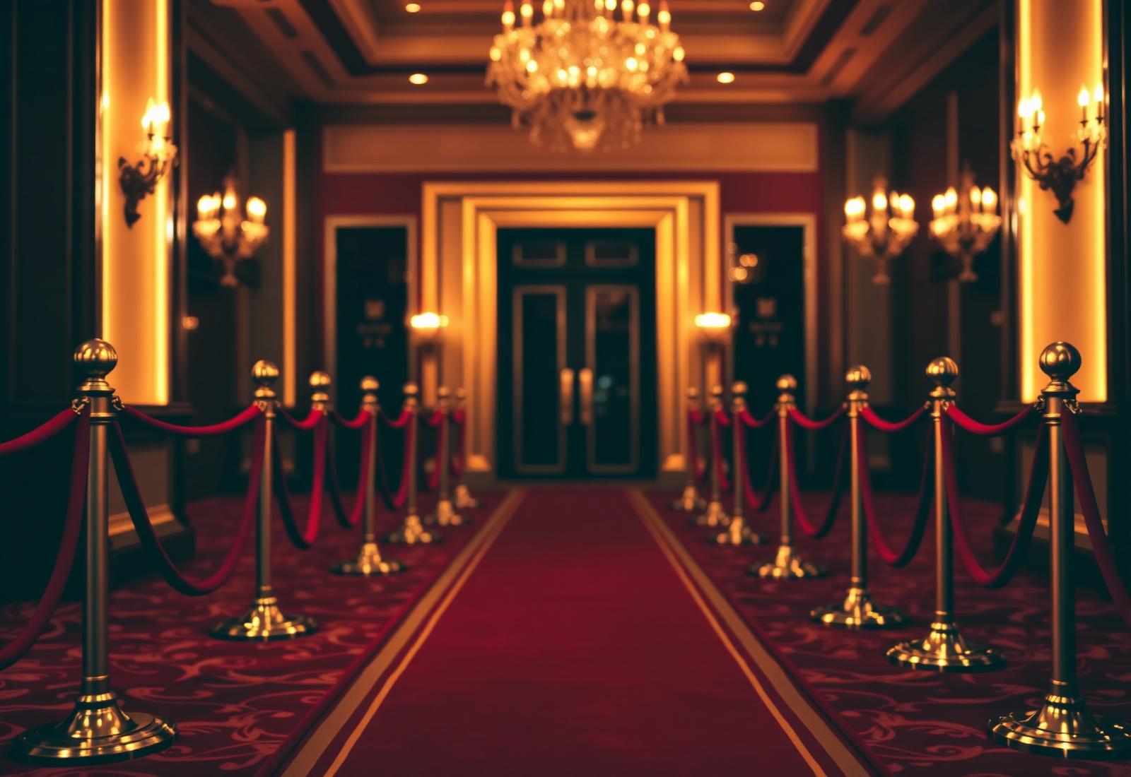 Red carpet arrival